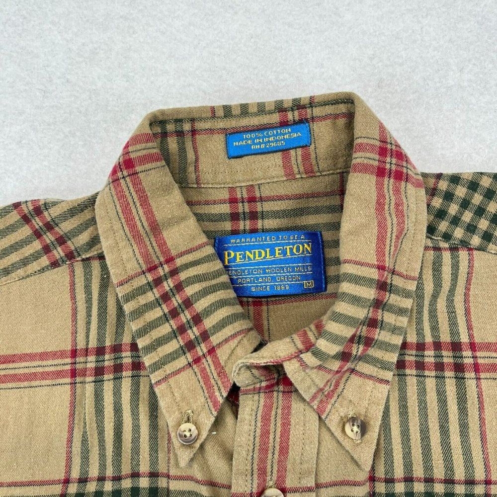 Pendleton Button Down Shirt Medium Men's Cotton P… - image 3